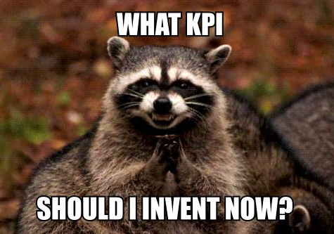 Evil Raccon - What KPI should I invent now?
